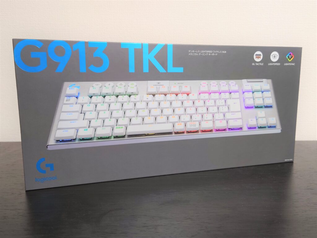 Logicool G913 TKL ホワイト タクタイル-